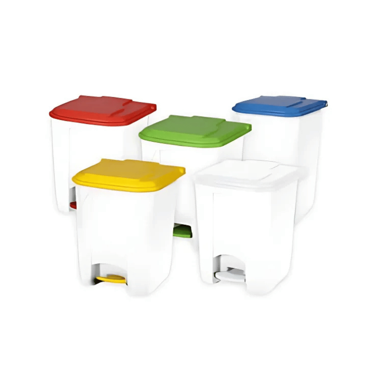 poubelles medicales a pedale les environnements medicaux et hospitaliers . 100 plastique compatibles avec les rayons x et lirm (1)